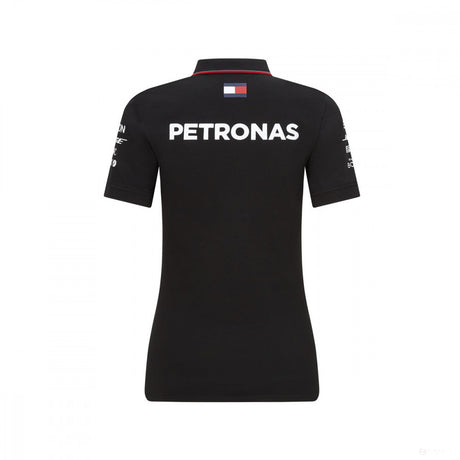 Mercedes Dámske Polo, Team, Čierna, 2020 - FansBRANDS®