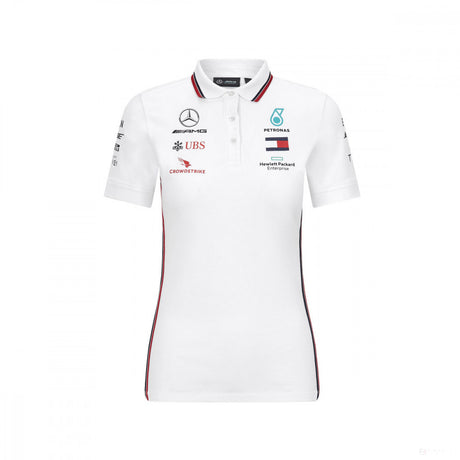 Mercedes Dámske Polo, Team, Čierna, 2020 - FansBRANDS®