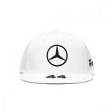 Čiapka Mercedes Flatbrim, Lewis Hamilton, dospelý, biely, 20/21 - FansBRANDS®