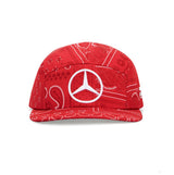 Bejzbalová čiapka Mercedes Hamilton, GP Británie, dospelí, červená, 2020 - FansBRANDS®