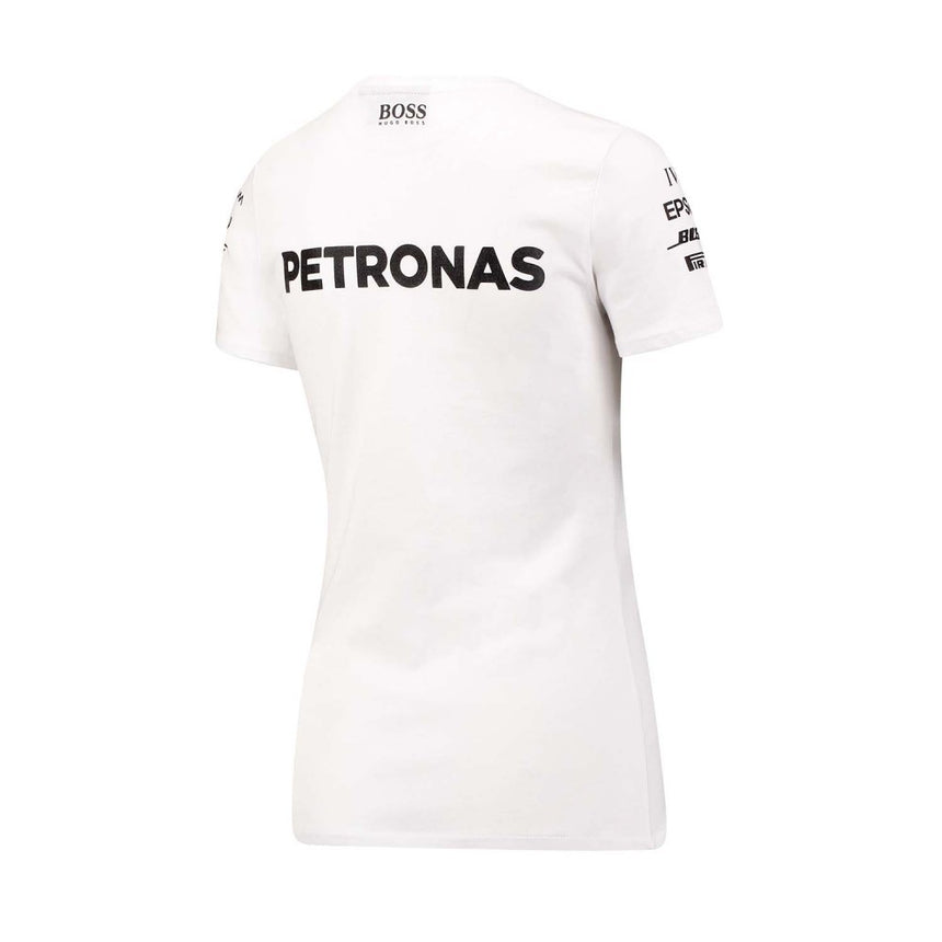 Dámske tričko Mercedes, tím, biele, 2017 - FansBRANDS®