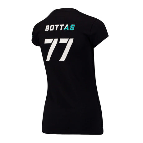 Dámske tričko Mercedes, Bottas Valtteri 77, čierne, 2017