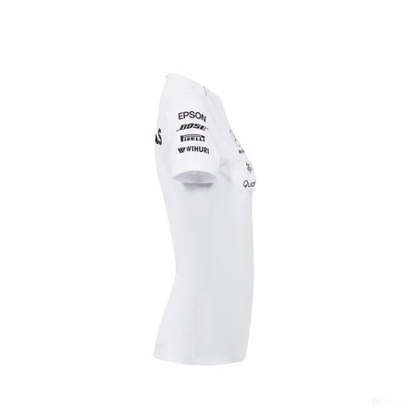 Dámske tričko Mercedes, tím, biele, 2018 - FansBRANDS®