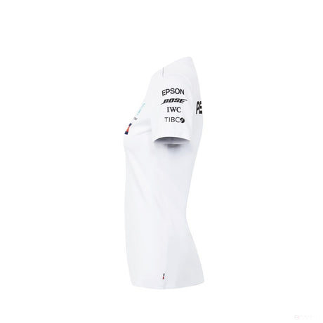 Dámske tričko Mercedes, tím, biele, 2018 - FansBRANDS®