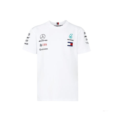 Detské tričko Mercedes, Team, BIELY, 2018 - FansBRANDS®