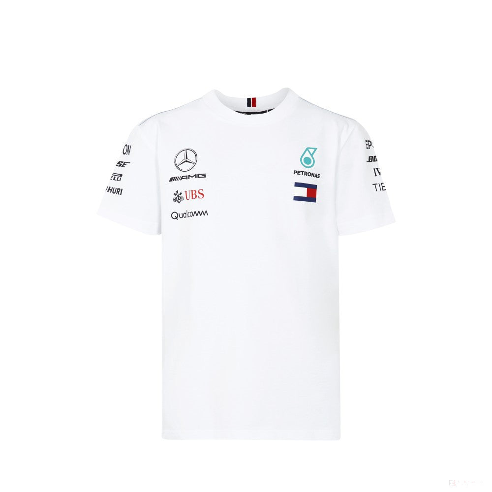 Detské tričko Mercedes, Team, BIELY, 2018