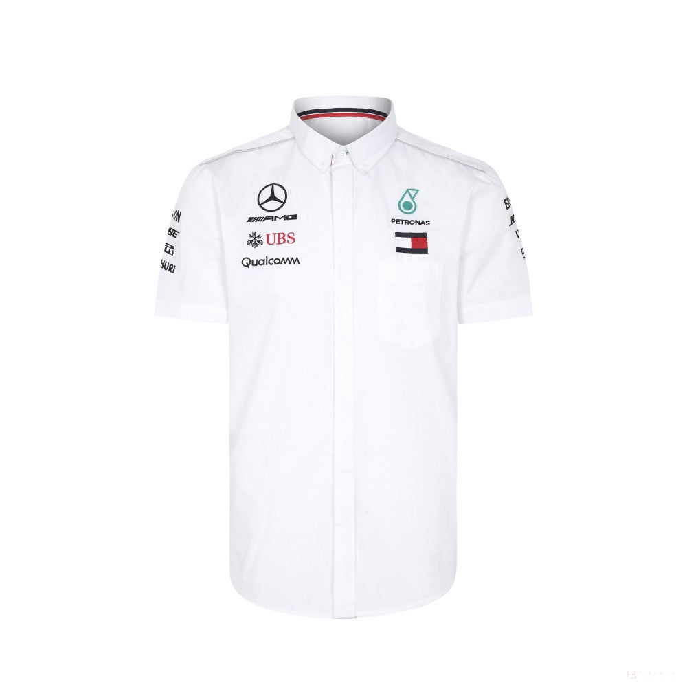 Tričko Mercedes, tím, biele, 2018