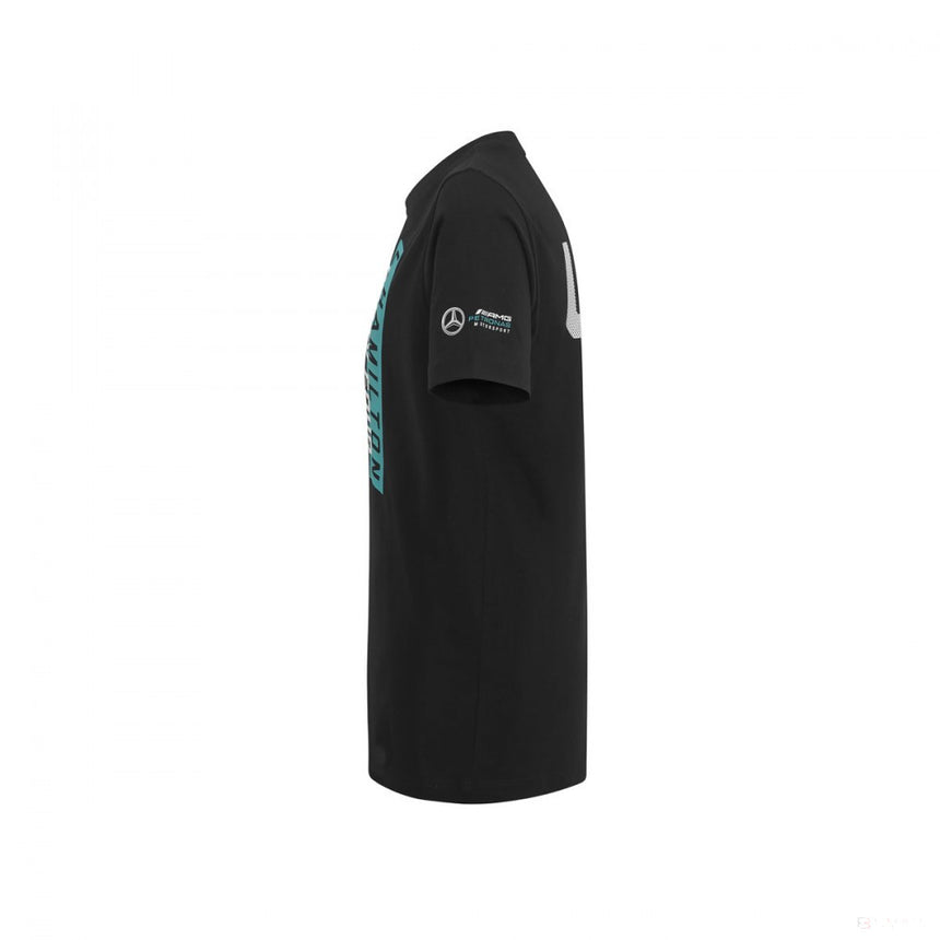 Detské tričko Mercedes, Lewis Hamilton #44, čierne, 2019 - FansBRANDS®
