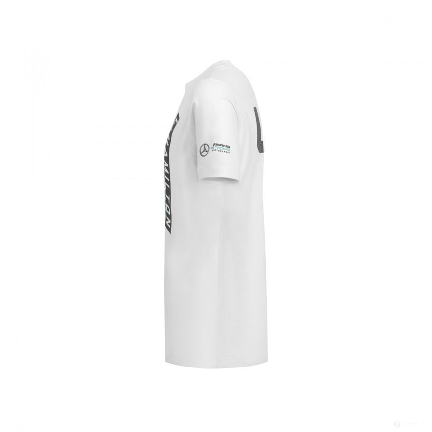 Detské tričko Mercedes, Lewis Hamilton #44, biele, 2019 - FansBRANDS®