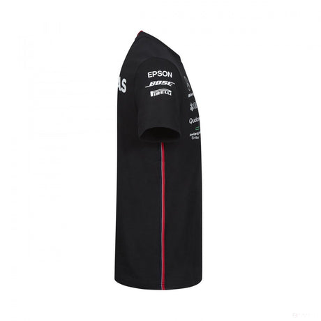 Tričko Mercedes, Team, Black, 2019 - FansBRANDS®