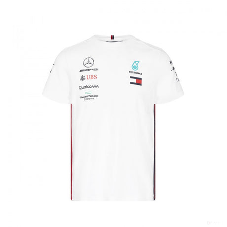 Tričko Mercedes, Team, Biele, 2019 - FansBRANDS®