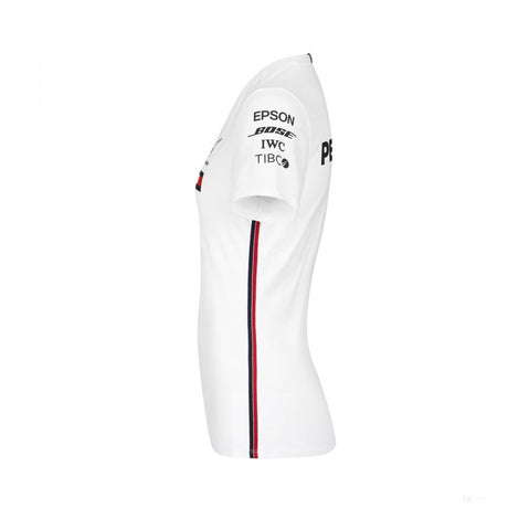 Dámske tričko Mercedes, tím, biele, 2019 - FansBRANDS®