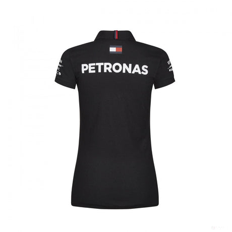 Mercedes Dámske Polo, Team, Čierna, 2019 - FansBRANDS®