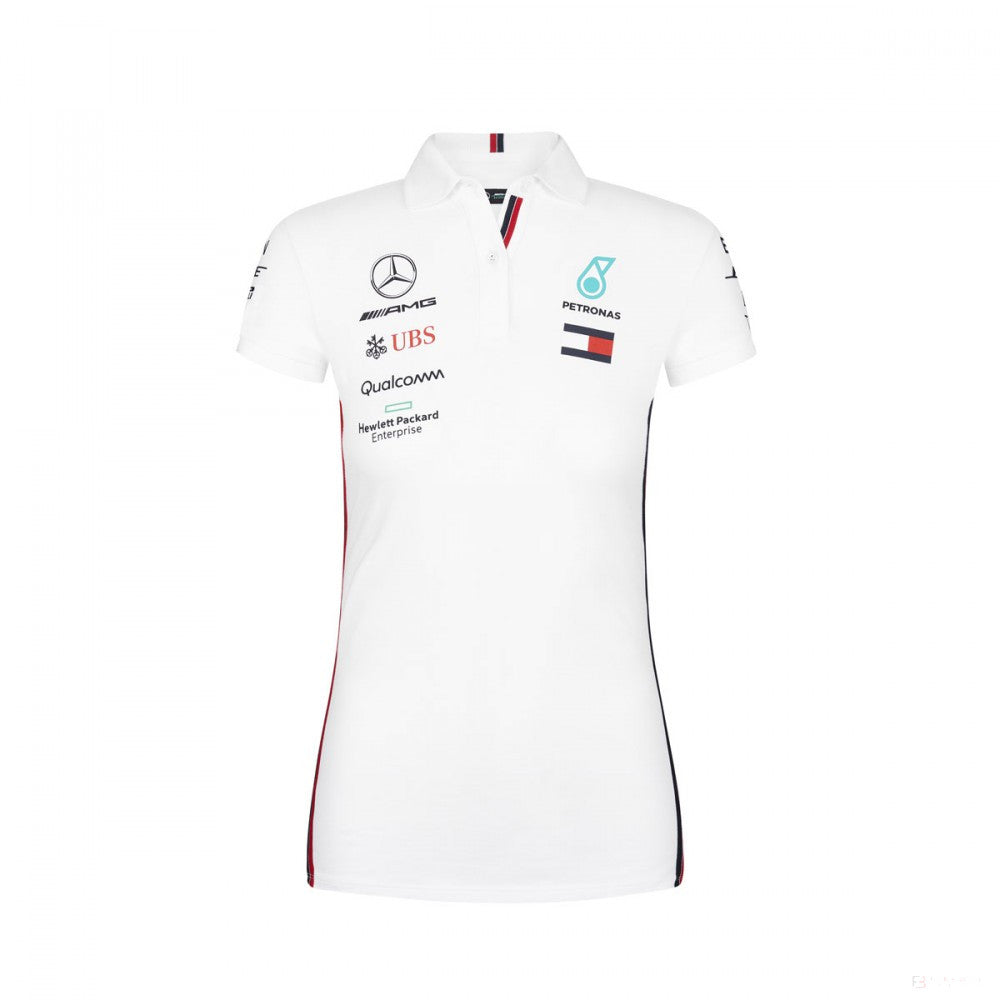 Mercedes Dámske Polo, Team, Čierna, 2019 - FansBRANDS®