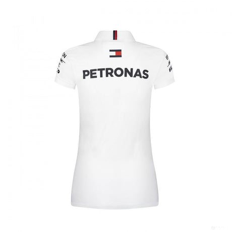 Mercedes Dámske Polo, Team, Biela, 2019 - FansBRANDS®