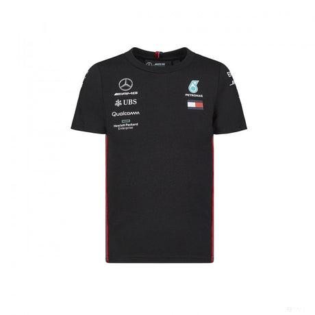 Detské tričko Mercedes, Team, čierne, 2019 - FansBRANDS®