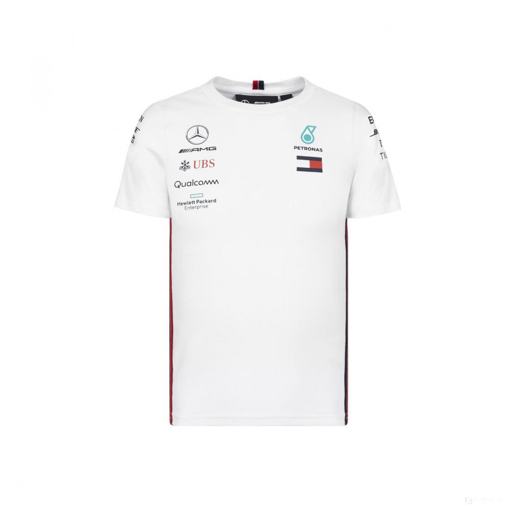 Detské tričko Mercedes, tím, biele, 2019