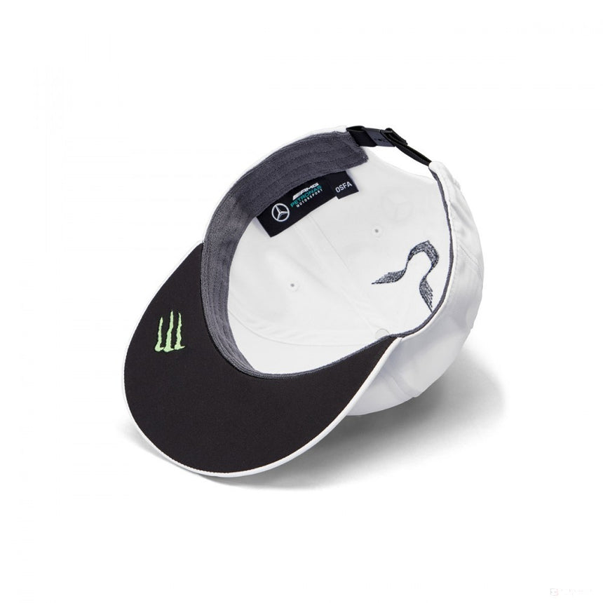 Čiapka Mercedes Hamilton Flatbrim, pre dospelých, biela, 2019 - FansBRANDS®