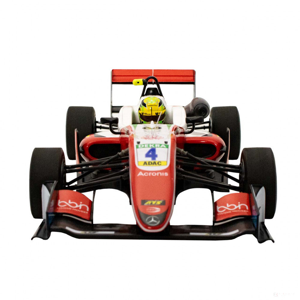 Model auta Mick Schumacher, Dallara Mercedes F317 Prema Racing Formula 3, mierka 1:18, biela, 2018 - FansBRANDS®