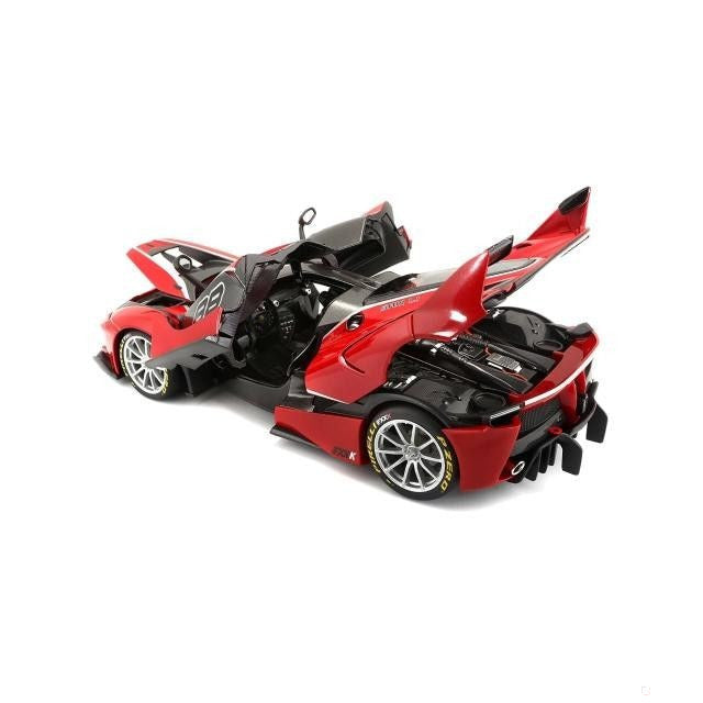 Model auta Ferrari, FXX-K #88, mierka 1:18, červená, 2018 - FansBRANDS®