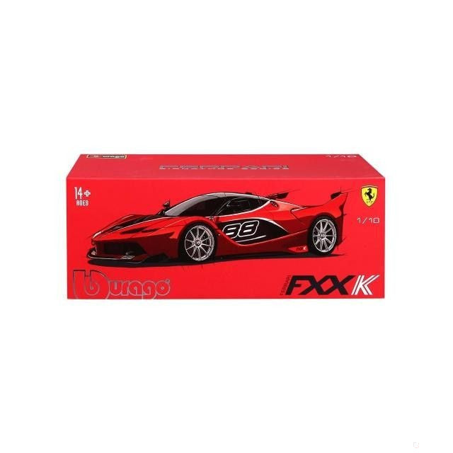 Model auta Ferrari, FXX-K #88, mierka 1:18, červená, 2018 - FansBRANDS®