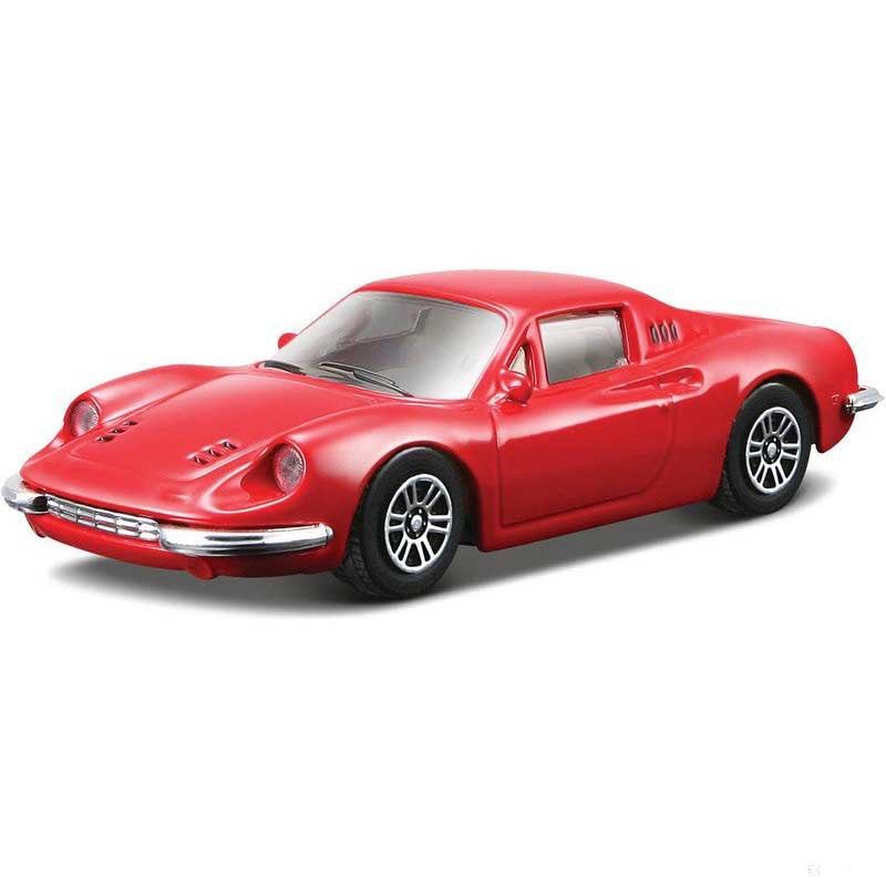 Model auta Ferrari, Dino 246 GT, mierka 1:43, červená, 2021