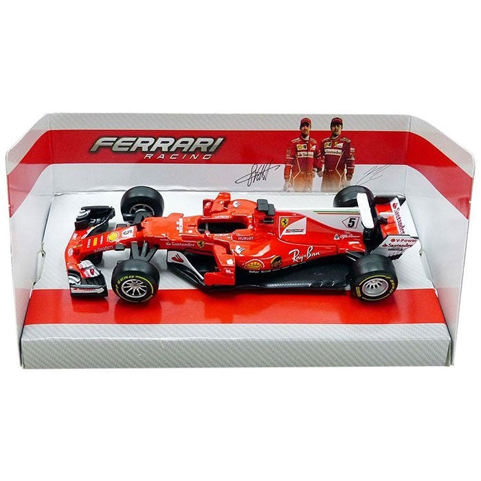 Model auta Ferrari, SF70H, mierka 1:43, červená, 2018