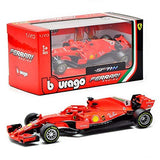 Model auta Ferrari, SF71H, mierka 1:43, červená, 2019