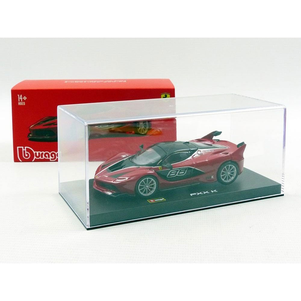 Model auta Ferrari, FXX-K, mierka 1:43, červená, 2018
