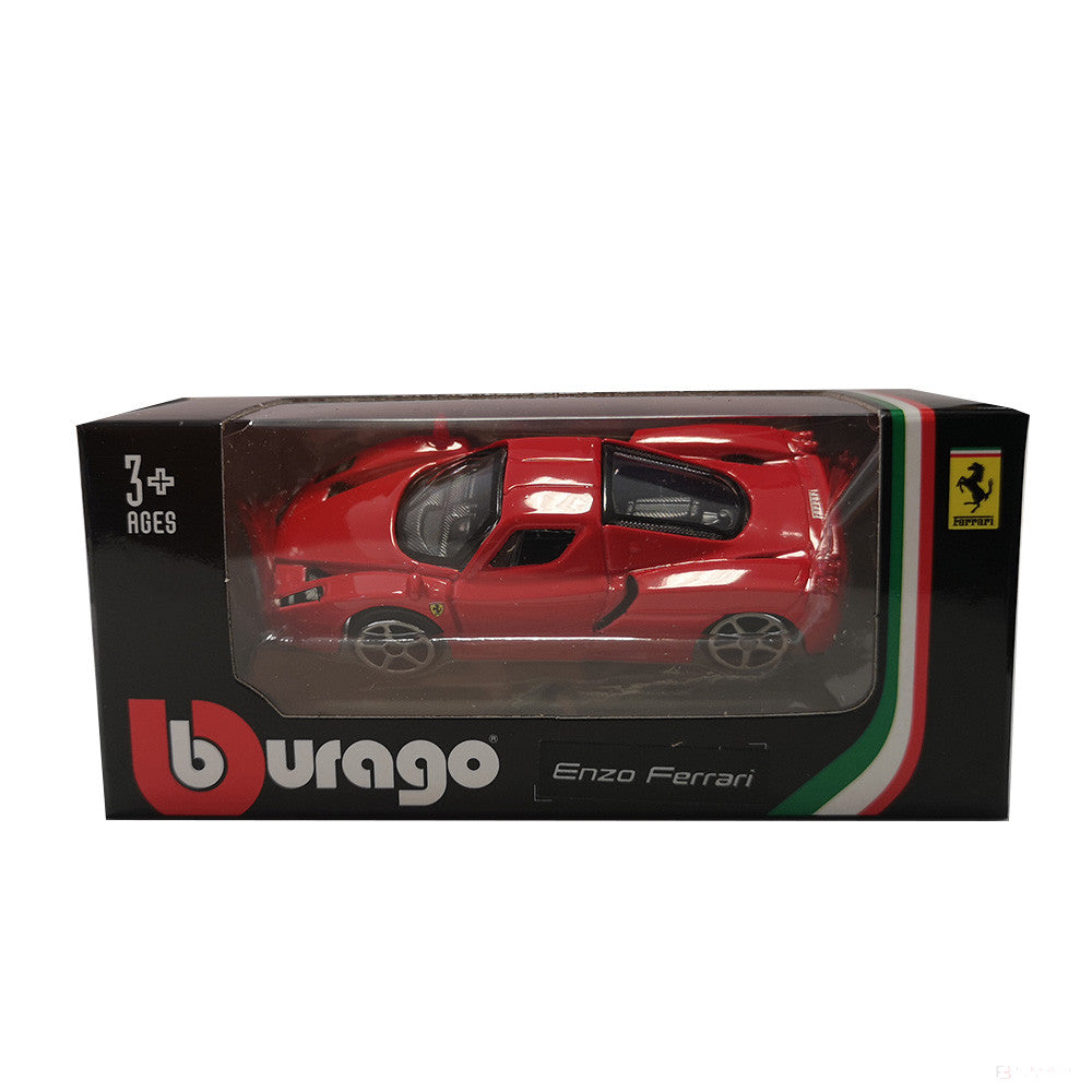 Model auta Ferrari, Enzo, mierka 1:64, červená, 2020