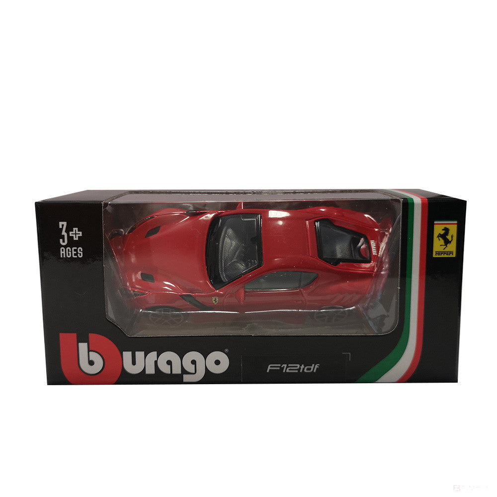 Model auta Ferrari, F12tdf, mierka 1:64, červený, 2020