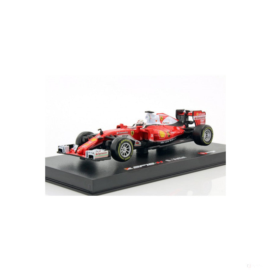 Ferrari Model auta, SF16-H Sebastian Vettel, mierka 1:43, červená, 2018 - FansBRANDS®
