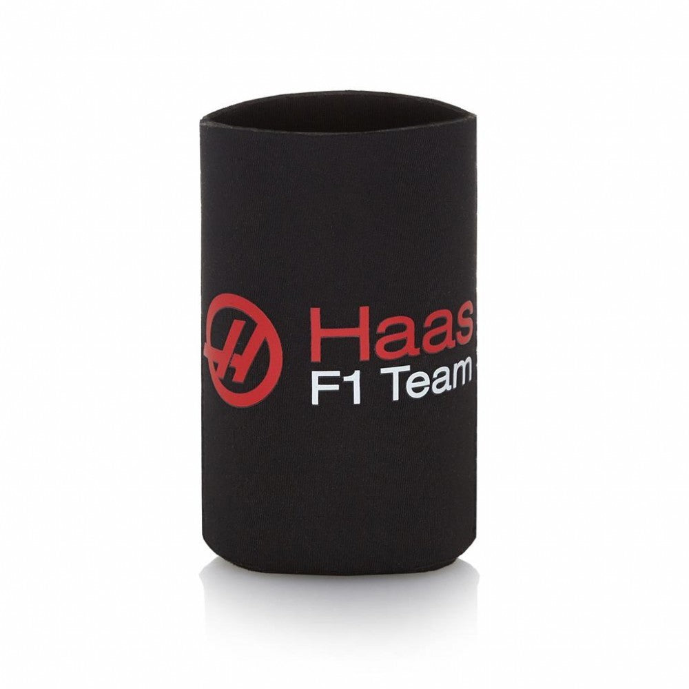 Držiak na plechovku Haas F1, logo Haas Team, čierny, 2016