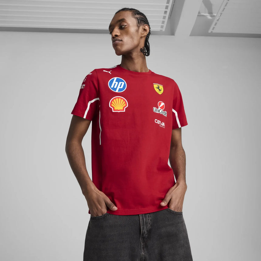 Scuderia Ferrari Team Crew Neck T-Shirt 🔥