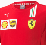 Children's Ferrari T-shirt, Puma, Team, red, 20/21