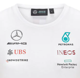 Mercedes Damen T-Shirt, Team, Weiß, 2021