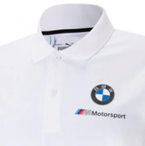 BMW T-Shirt mit Kragen, Puma BMW MMS ESS, weiß, 2021