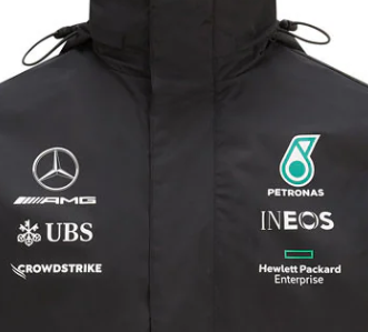 Mercedes pláštenka, tím, čierna, 2021