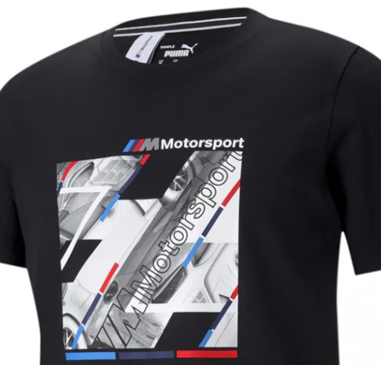 BMW T-Shirt, Puma BMW MMS Graphic, schwarz, 2021