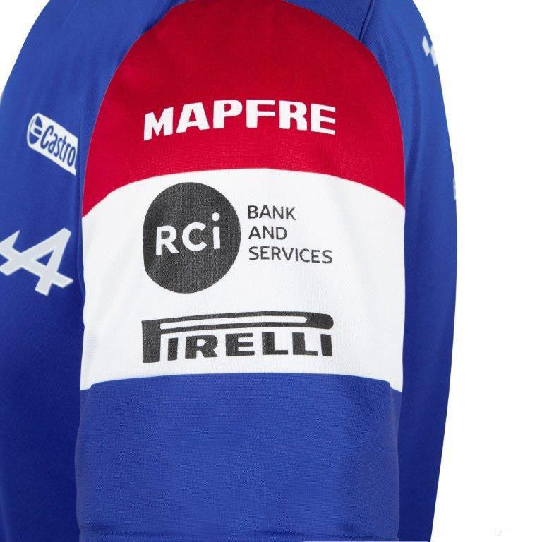 Alpine tričko, Esteban Ocon 31 Team, modré, 2021