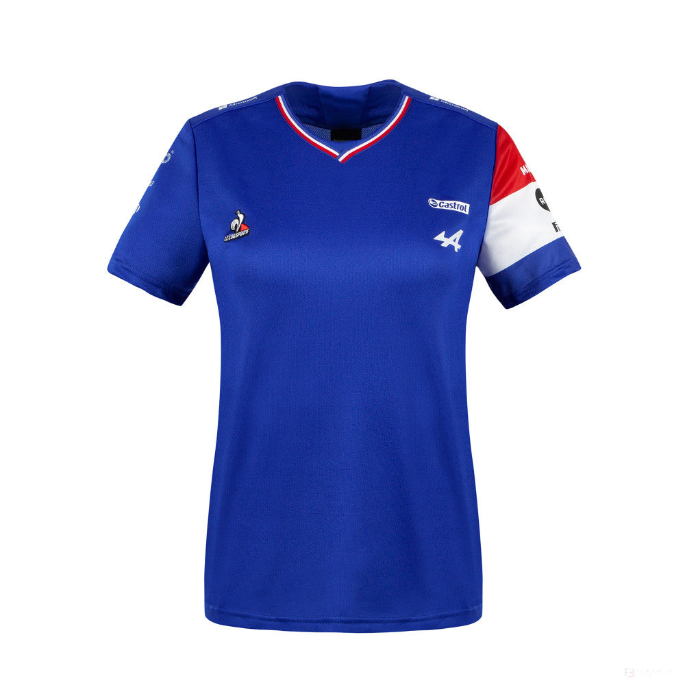 Dámske tričko Alpine, Esteban Ocon 31 Team, modré, 2021 - FansBRANDS®