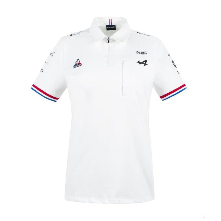 Alpine dámske pólo, tím, biele, 2021 - FansBRANDS®