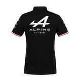 Alpine dámske pólo, tímové, čierne, 2021