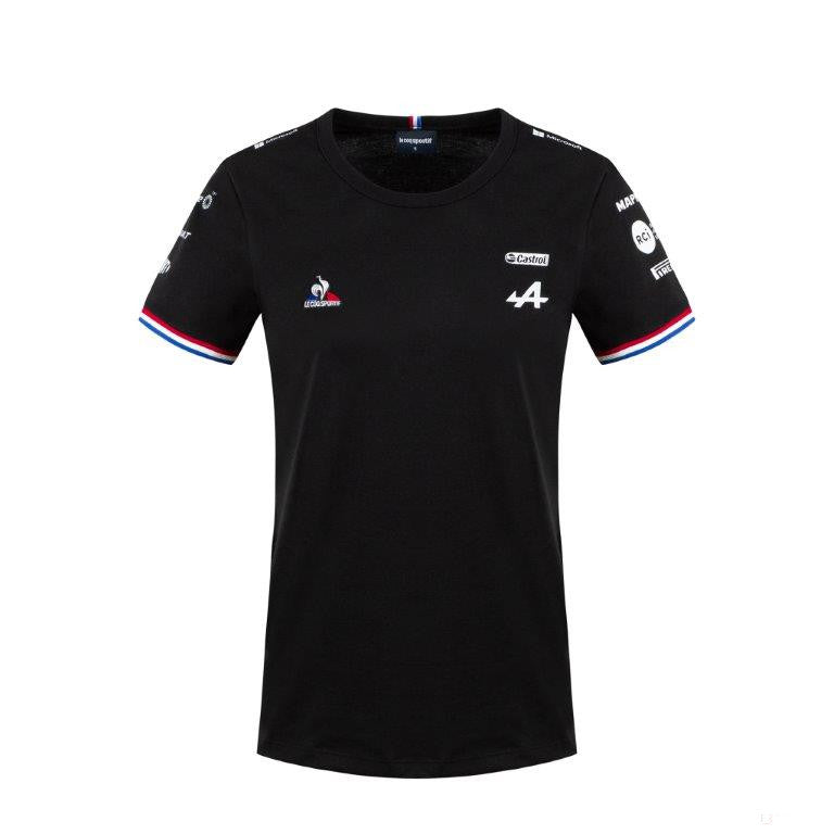 Dámske tričko Alpine, Team, Black, 2021 - FansBRANDS®