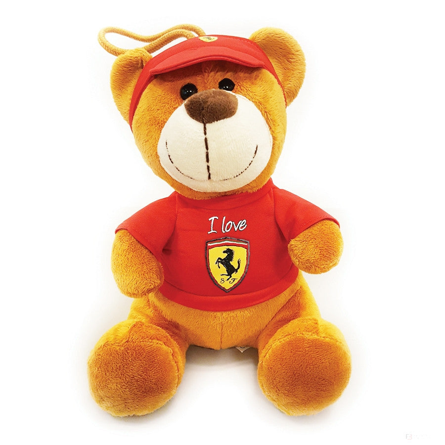 Ferrari Plyšový medvedík, 30 cm, červený, 2019
