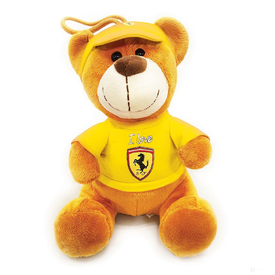 Ferrari Plyšový medvedík, 30 cm, žltý, 2019
