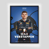 Originálny F1 Print - Max Verstappen plagát (veľkosť A3)