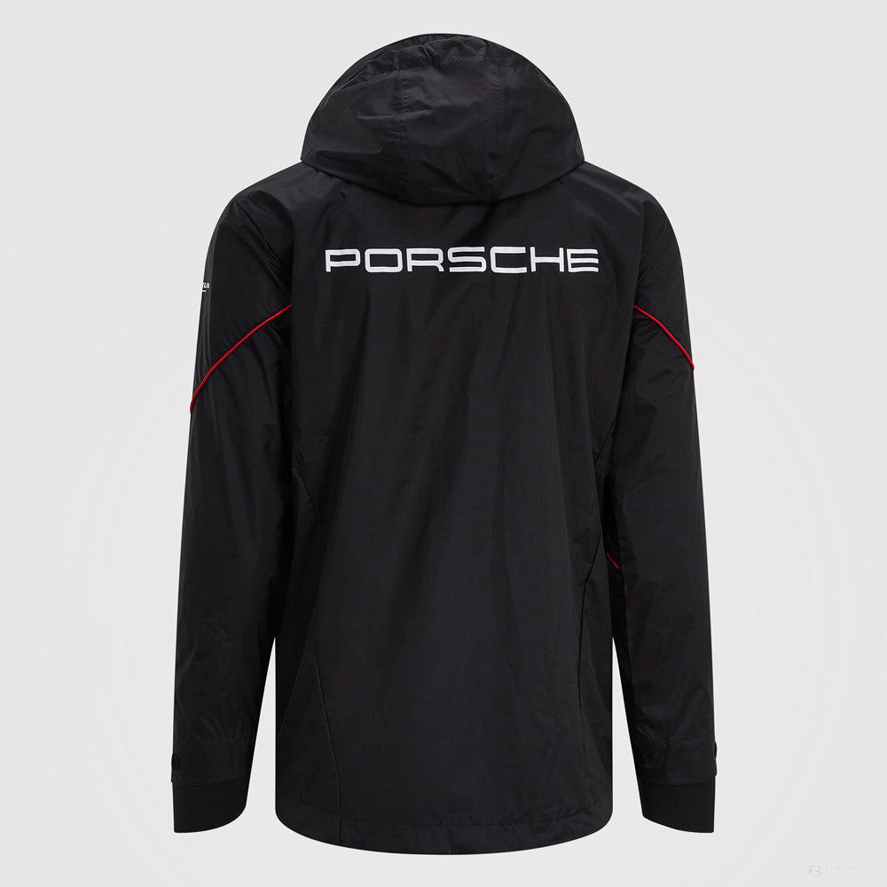 Bunda do dažďa Porsche Team, čierna, 2022