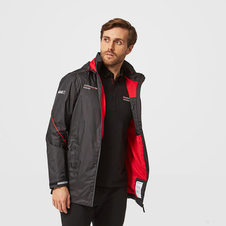 Bunda do dažďa Porsche Team, čierna, 2022 - FansBRANDS®
