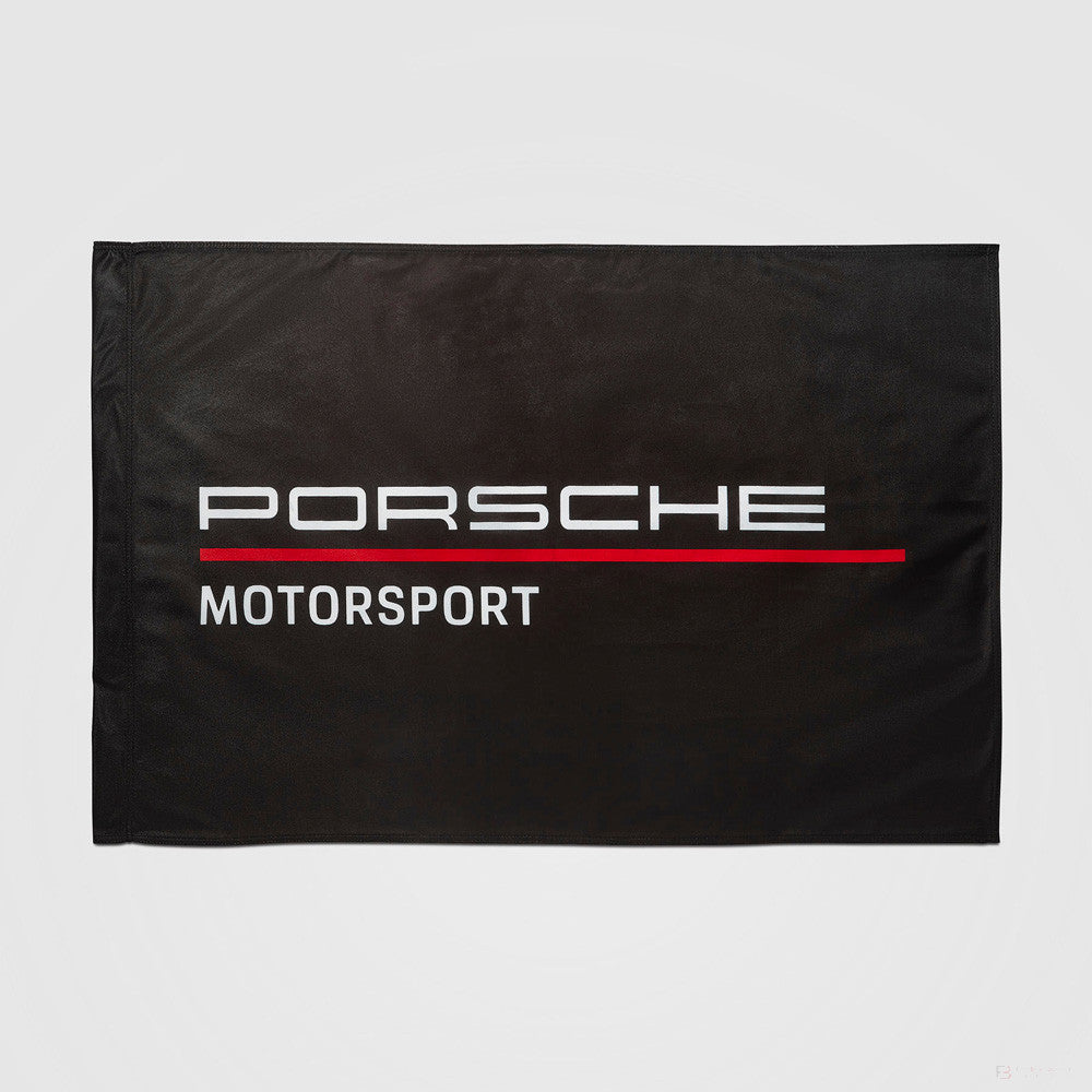 Vlajka Porsche Fanwear, 90x60 cm, čierna, 2022 - FansBRANDS®